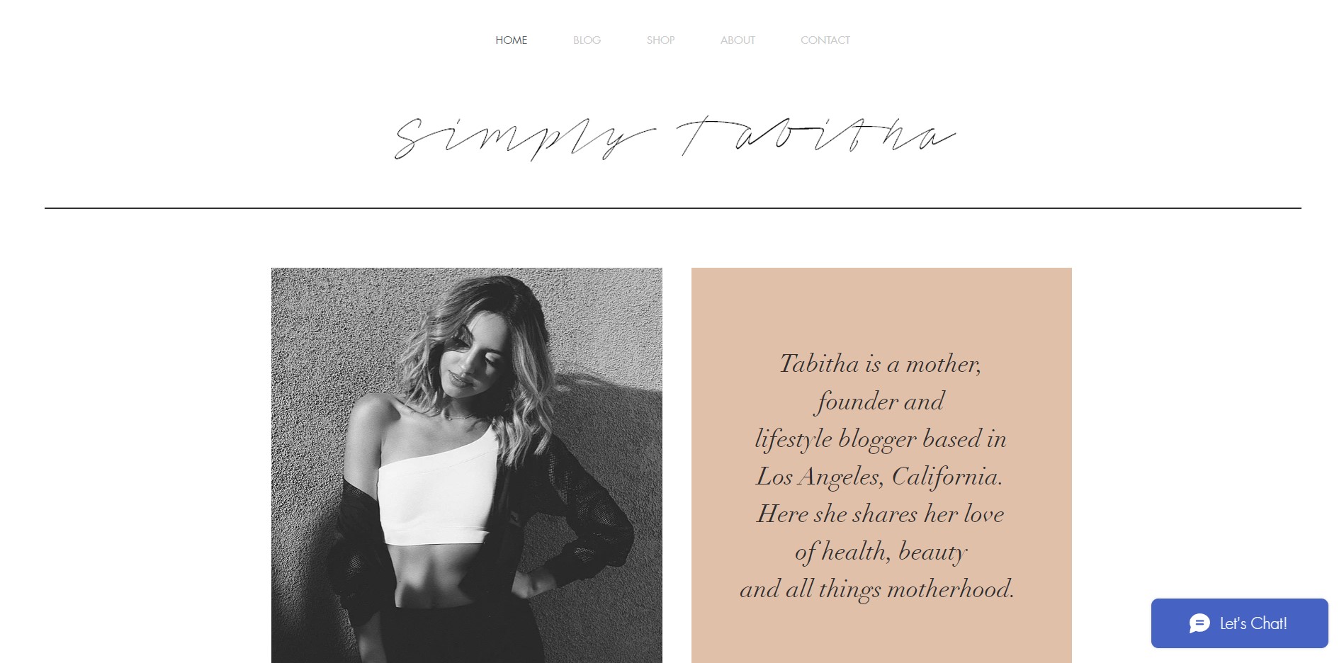 Blogger website