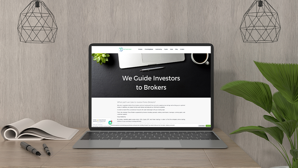 Best website design for stock broker
